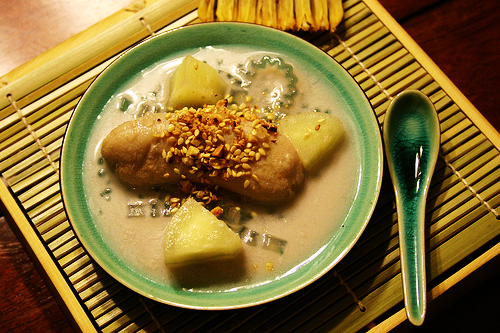 Da Nang baked banana tea